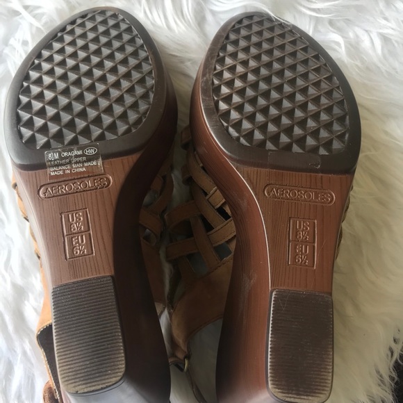 ❤️HOST PICK!!!❤️  Aerosoles platform sandals 8.5 - Picture 7 of 8